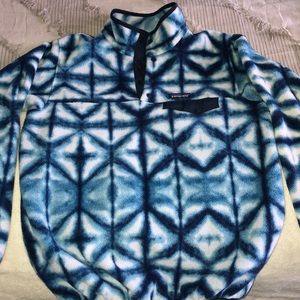 Tie Dye Blue Patagonia Pull Over